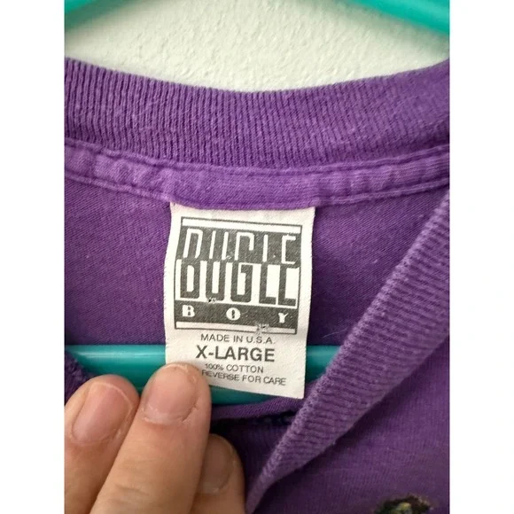 Vintage Kids Bugle Boy Big Diesel Train T-Shirt Youth XL 6-8 years 90s USA - Picture 3 of 4